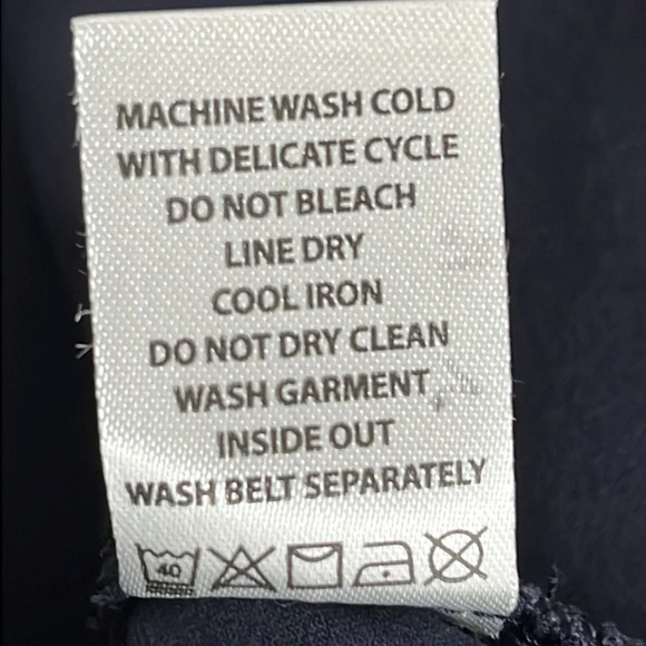 Spartina 449 Linen Stretch Skirt in Slate Blue - NEW - Size Medium - Picture 8 of 8